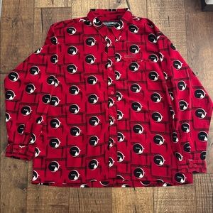 Vintage Y2K Pelle Pelle Red Graphic Shirt sz XXL